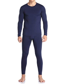 WEERTI Thermal Underwear for Men, Long Johns Base Layer Fleece Lined Top Bottom