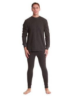 #followme Double Layer Thermal Underwear Set for Men Heavy Weight Long Johns