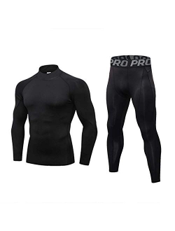 Long Underwear Mens Thermals Base Layer Men Cold Weather Gear Long Johns for Winter Cycling Running Hunting