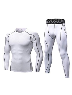 Long Underwear Mens Thermals Base Layer Men Cold Weather Gear Long Johns for Winter Cycling Running Hunting