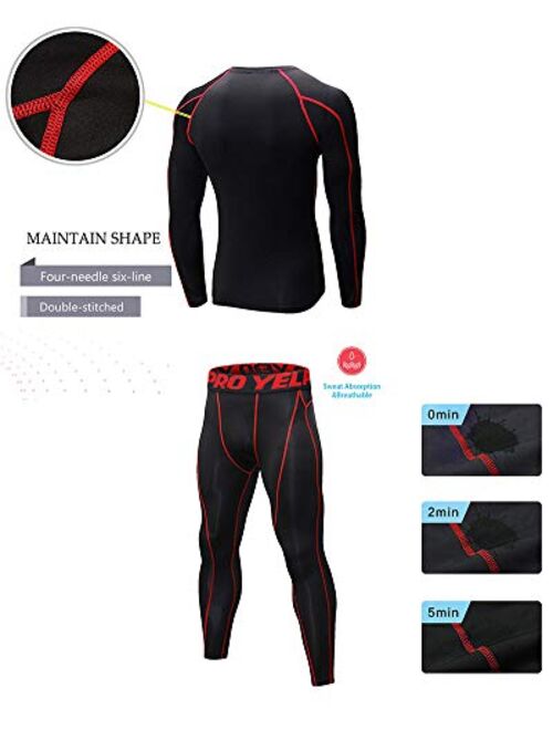 Long Underwear Mens Thermals Base Layer Men Cold Weather Gear Long Johns for Winter Cycling Running Hunting