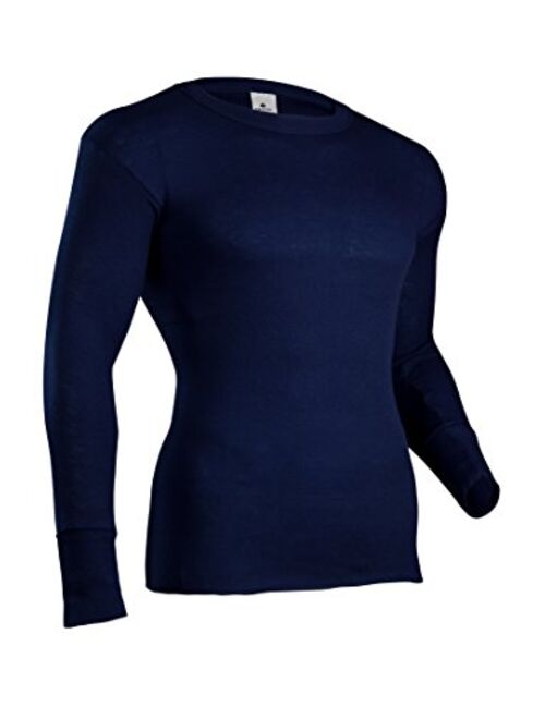 Indera Men's Polypropylene Performance Rib Knit Thermal Underwear Top