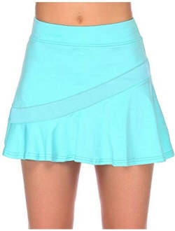 Women's Athletic Golf Skorts Lightweight Skirt Pleated with Pockets for Running Tennis Workout