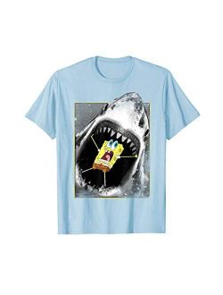 Spongebob Squarepants Shark Attack Funny T-Shirt