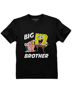 Tstars - Spongebob and Gary Big Brother Funny Toddler Kids T-Shirt