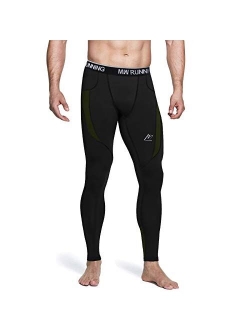 MeetHoo Thermal Underwear for Men, Fleece Lined Base Layer Set Long Johns for Running Skiing