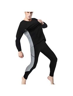 visionreast Men's Ultra Soft Thermal Underwear Set Warm Base Layers Long Johns Set Skiing Winter