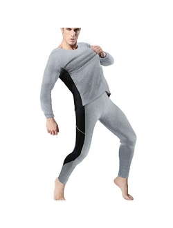 visionreast Men's Ultra Soft Thermal Underwear Set Warm Base Layers Long Johns Set Skiing Winter