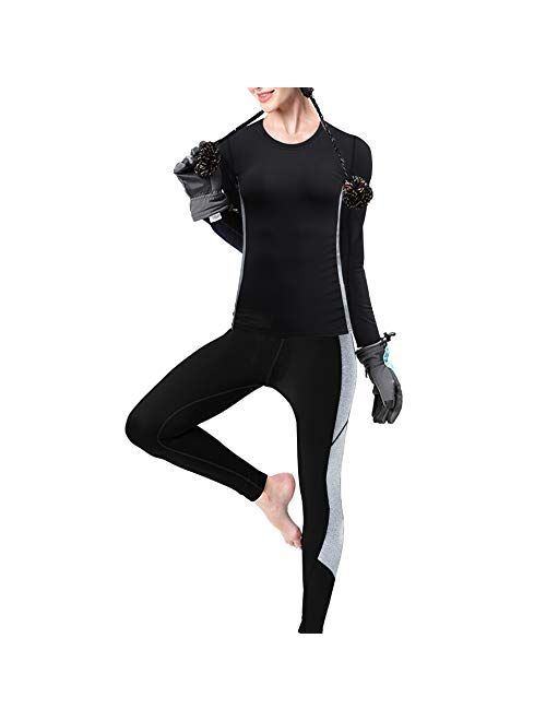 visionreast Men's Ultra Soft Thermal Underwear Set Warm Base Layers Long Johns Set Skiing Winter