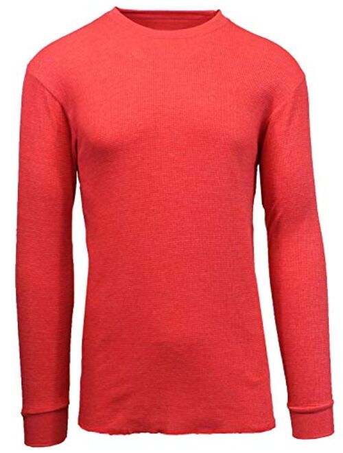 Galaxy by Harvic Mens Crew Neck Thermal Shirt (Multiple Sizes/Colors)