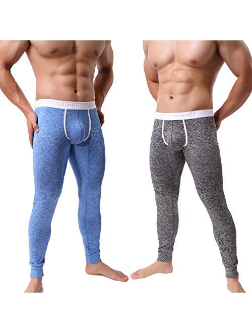 ViCherub Thermal Underwear for Men Fleece Lined Long Johns Thermals Top and  Bottom Set Base Layer for Cold Weather