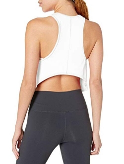 Cropped Workout Tops for Women Cropped Tank Open Back Shirts for Women Crop Top