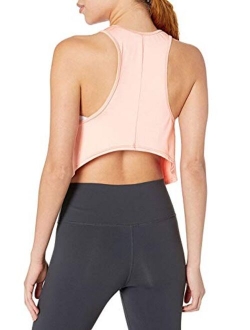 Cropped Workout Tops for Women Cropped Tank Open Back Shirts for Women Crop Top