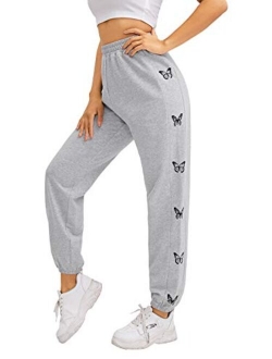 Women's Sweatpants Drawstring Waist Long Workout Yoga Active Pants