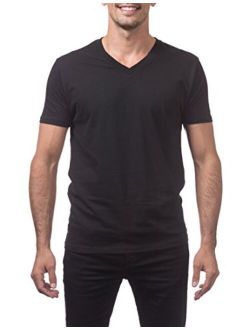 Men's Lightweight Ringspun Cotton Short Sleeve V-Neck T-Shirt