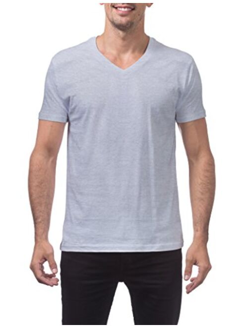 Pro Club Men's Lightweight Ringspun Cotton Short Sleeve V-Neck T-Shirt