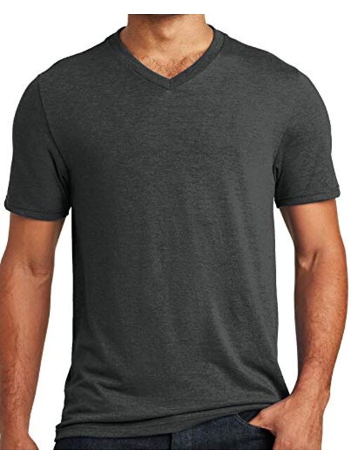 Yoga Clothing For You Mens Tri Blend V-Neck Tee Shirt