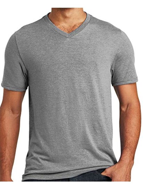 Yoga Clothing For You Mens Tri Blend V-Neck Tee Shirt