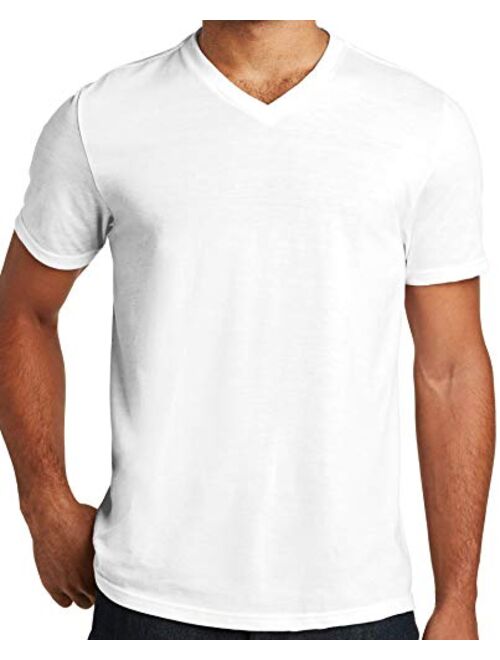 Yoga Clothing For You Mens Tri Blend V-Neck Tee Shirt