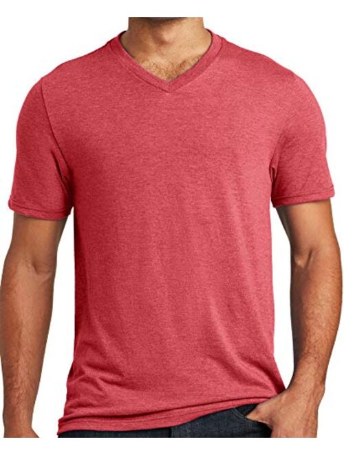 Yoga Clothing For You Mens Tri Blend V-Neck Tee Shirt