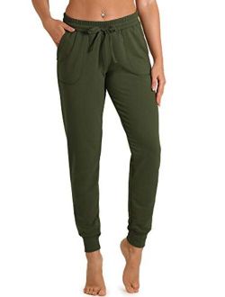 icyzone Women's Active Joggers Sweatpants - Athletic Yoga Lounge Pants with Pockets