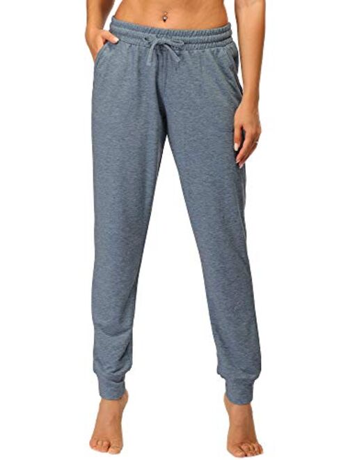 icyzone Women's Active Joggers Sweatpants - Athletic Yoga Lounge Pants with Pockets