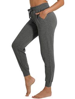 icyzone Women Sweatpants Joggers Activewear Workout Running Pants with Pockets