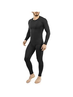 M-Tac Thermal Underwear Set for Men Base Layer Fleece Lined Top & Bottom Ultra-Soft