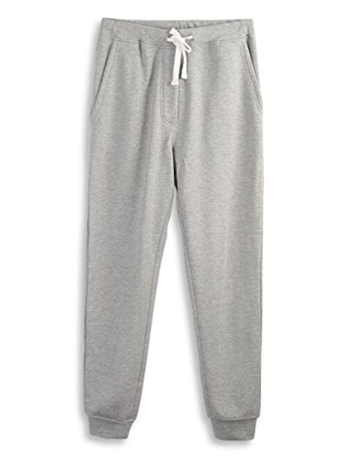 HARBETH Men's Casual Fleece Jogger Sweatpants Cotton Active Elastic Pocket Pants