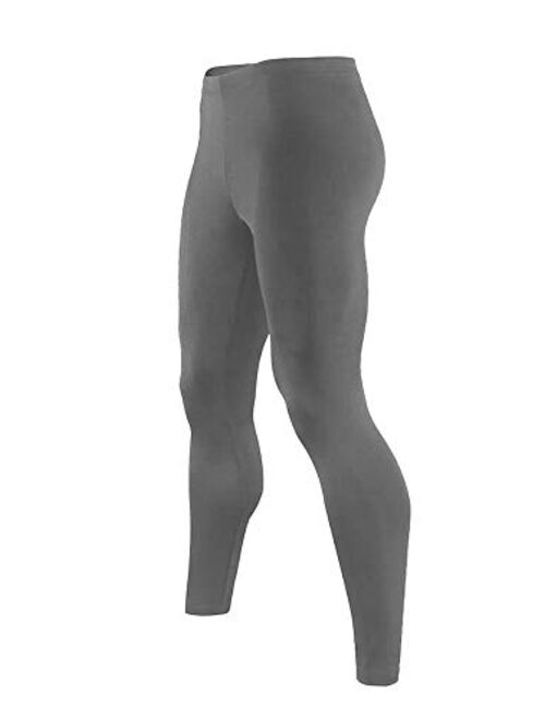 9M Mens Ultra Soft Thermal Underwear Leggings Bottoms - Compression Pants with Fleece Lined