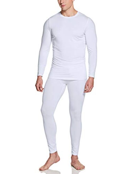 ATHLIO Men's Thermal Compression Pants & Shirts, Microfiber Soft Warm Base Layer, Winter Cold Weather Top & Bottom Set