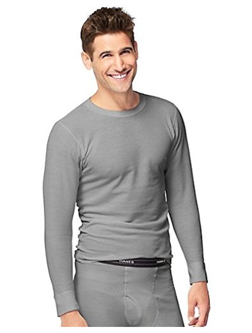 Hanes Mens Organic Cotton Thermal Crew (14500)