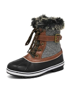 Women's Mid Calf Winter Snow Boots