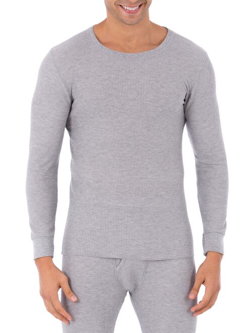 Fruit of The loom Men's Waffle Baselayer Crew Neck Thermal Top