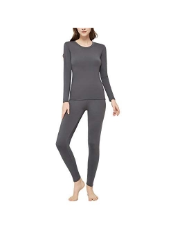 Starlemon Thermal Underwear for Women Ultra Soft Fleece Lined Thermal Winter Base Layers Long Johns Set