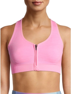 Women's Seamless Zipfront Sports Bra AV18191