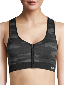 Women's Seamless Zipfront Sports Bra AV18191