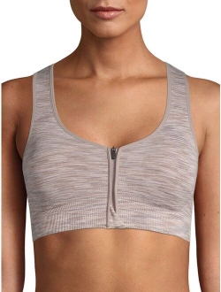 Women's Seamless Zipfront Sports Bra AV18191