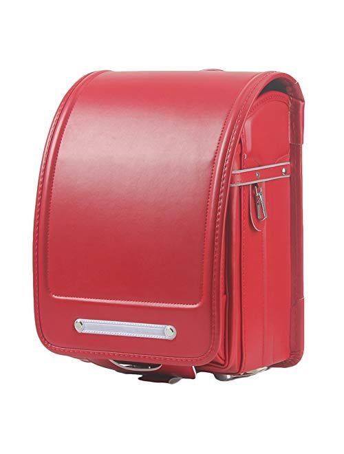 Ransel Randoseru Semi-automatic Japanese school bags for girls boys PU leather