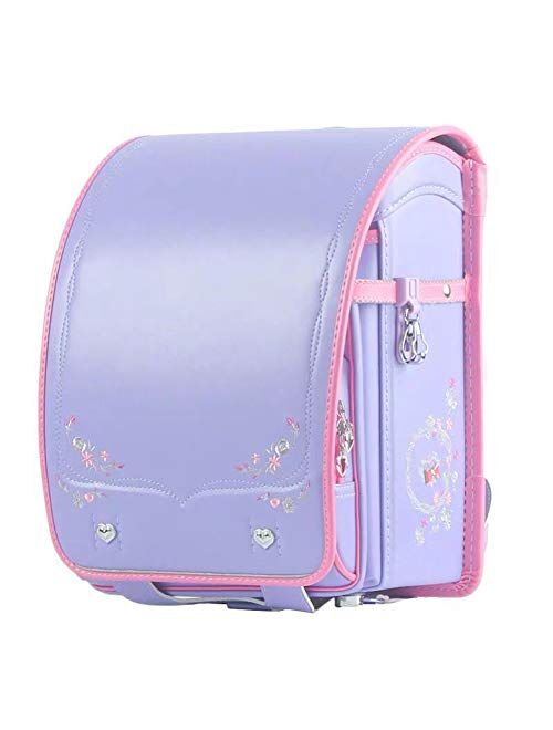 Ransel Randoseru automatic Japanese school bags for girls boys Senior PU leather