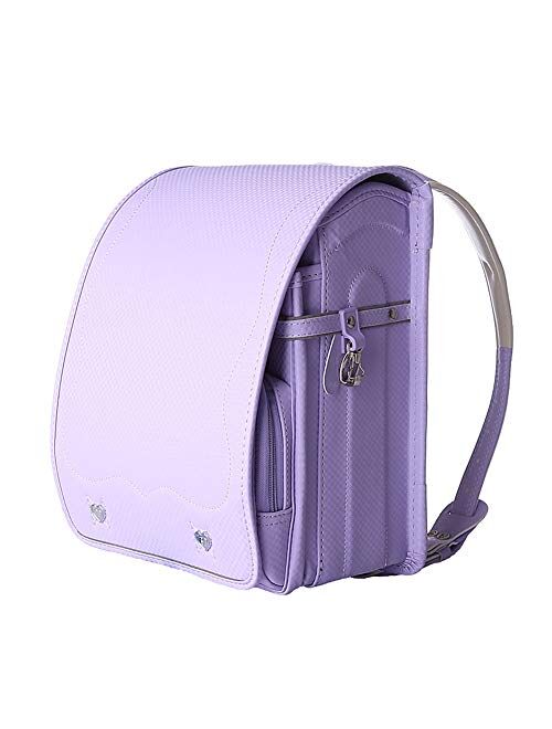 ransel randoseru girls and boys backpack japanese automatic lock school bags Senior PU leather