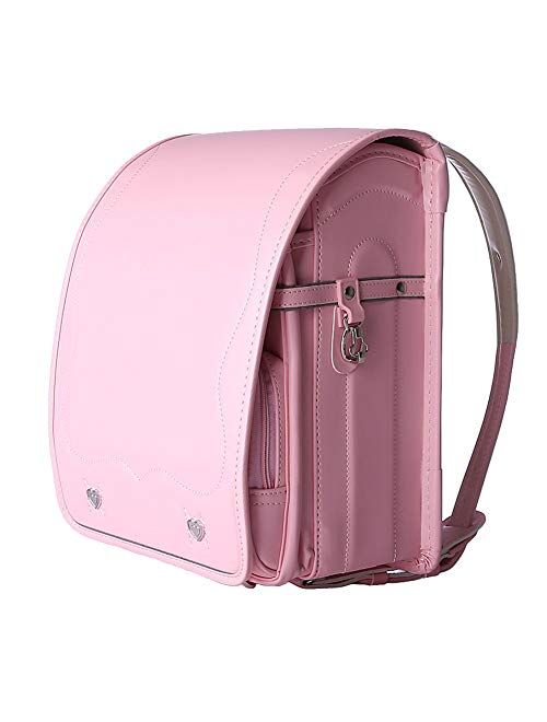 ransel randoseru girls and boys backpack japanese automatic lock school bags Senior PU leather