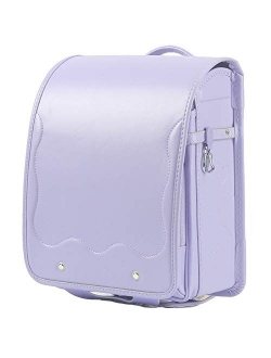 Ransel Randoseru Semi-automatic Japanese school bags for girls boys PU leather