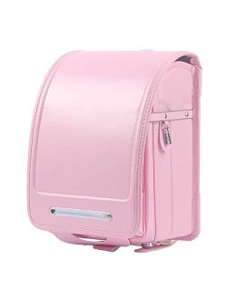 ransel randoseru japanese semi-automatic school bags Senior PU leather give small gift