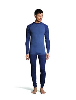 Men's 4-Way Stretch Crew Neck Long Sleeve T-Shirt with X-Temp & FreshIQ Technology