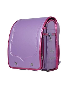 Ransel Randoseru automatic-Lock Japanese school bags for Girls Boys PU leather