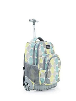 Tilami Kids Rolling Backpack 18 inch Boys and Girls Laptop Backpack