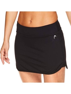 HEAD Women's Athletic Tennis Skirt with Ball Pocket - Workout Golf Exercise & Running Skort