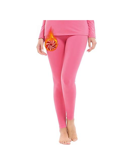 MANCYFIT Thermal Pants for Women Fleece Lined Leggings Underwear Soft Bottoms