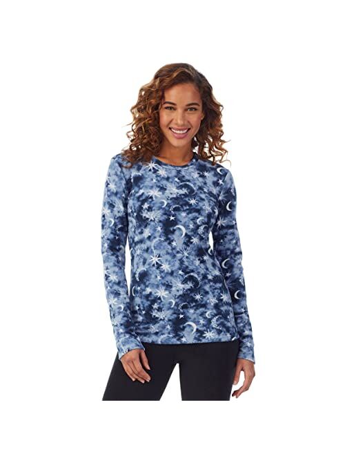 Cuddl Duds Women's Fleecewear with Stretch Crew Neck